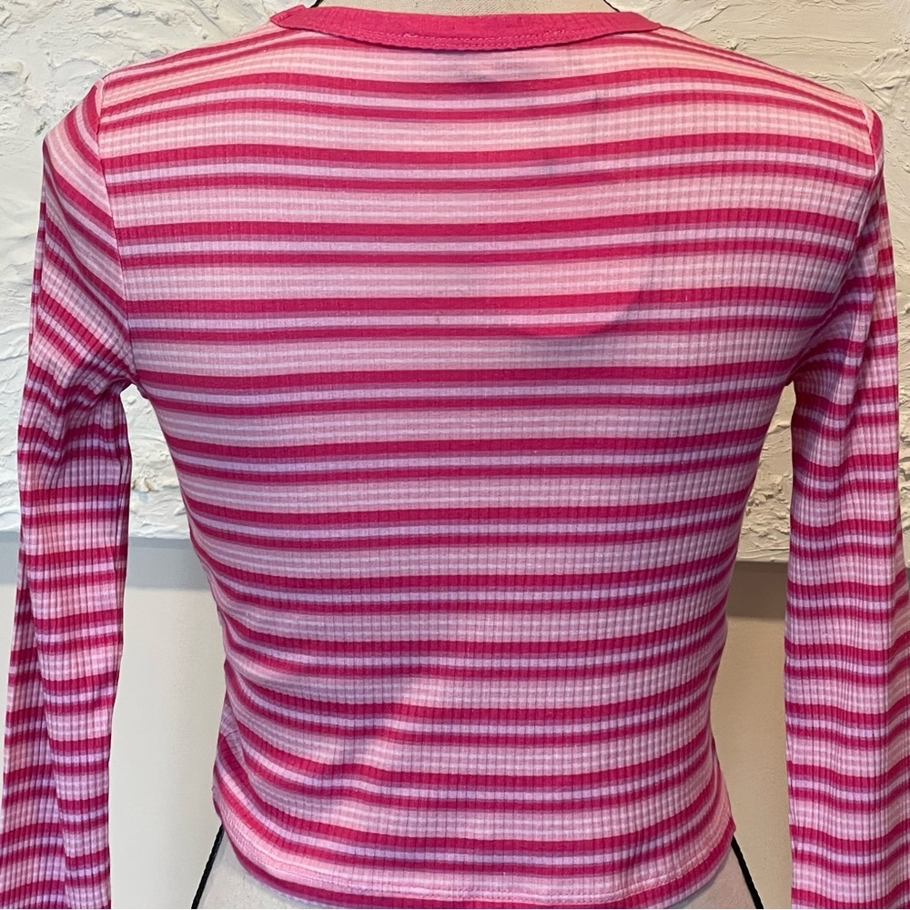 DOLLS KILL X THE POWERPUFF GIRLS Women's LONG SLEEVE CROPPED TEE Sz M NWT - Picture 5 of 9